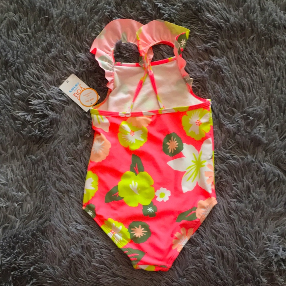 😻 Just One You Girls One Piece Swimsuit Size 5T Sun Protection - Picture 2 of 3